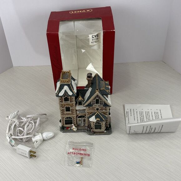 Lemax Village Collection Christmas Village Memorial Grade School #45011CV 2004 - Picture 1 of 7